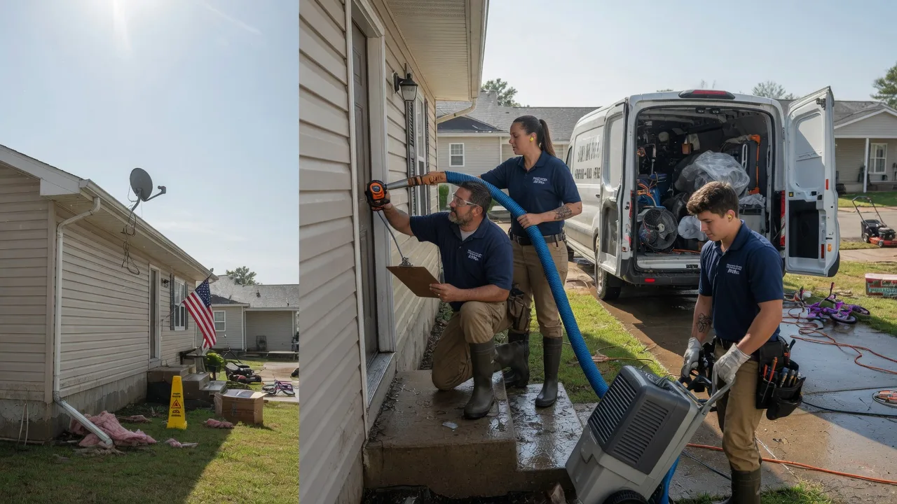 Ceiling Water Damage Restoration in Drexel, MO near me
